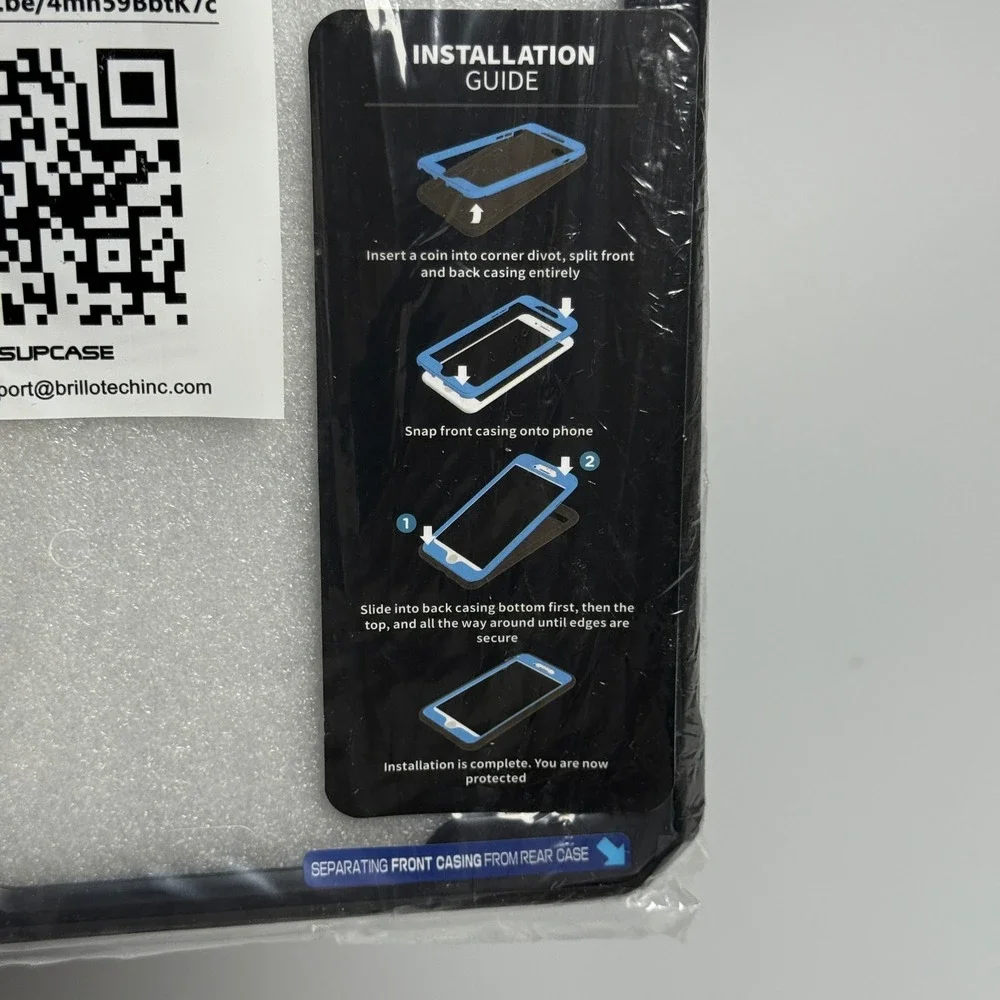 Supcase Unicorn Beetle Pro Rugged Case with Screen Protector Black UB‎ Pro